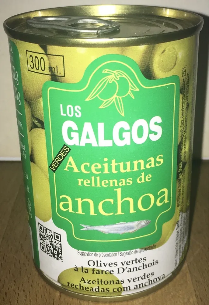 Olives vertes à la farce d’Anchois
