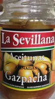 Aceitunas alineadas Gazpacha