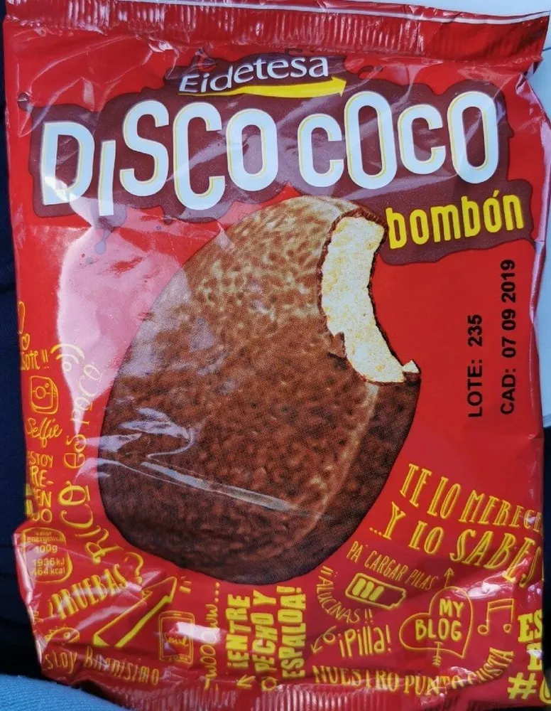 Disco coco bombón