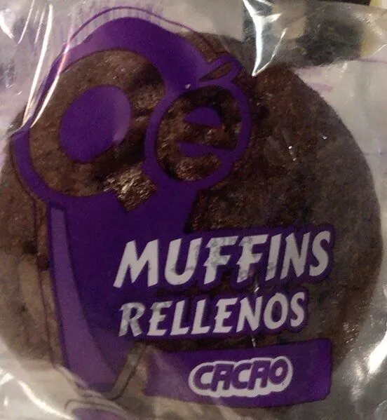 Muffins rellenos cacao