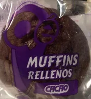 Muffins rellenos cacao