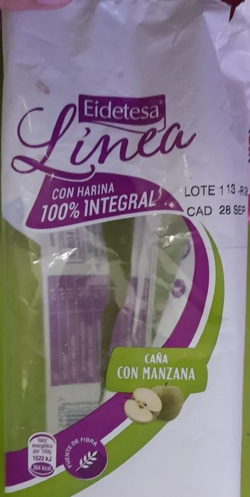 Caña con manzana