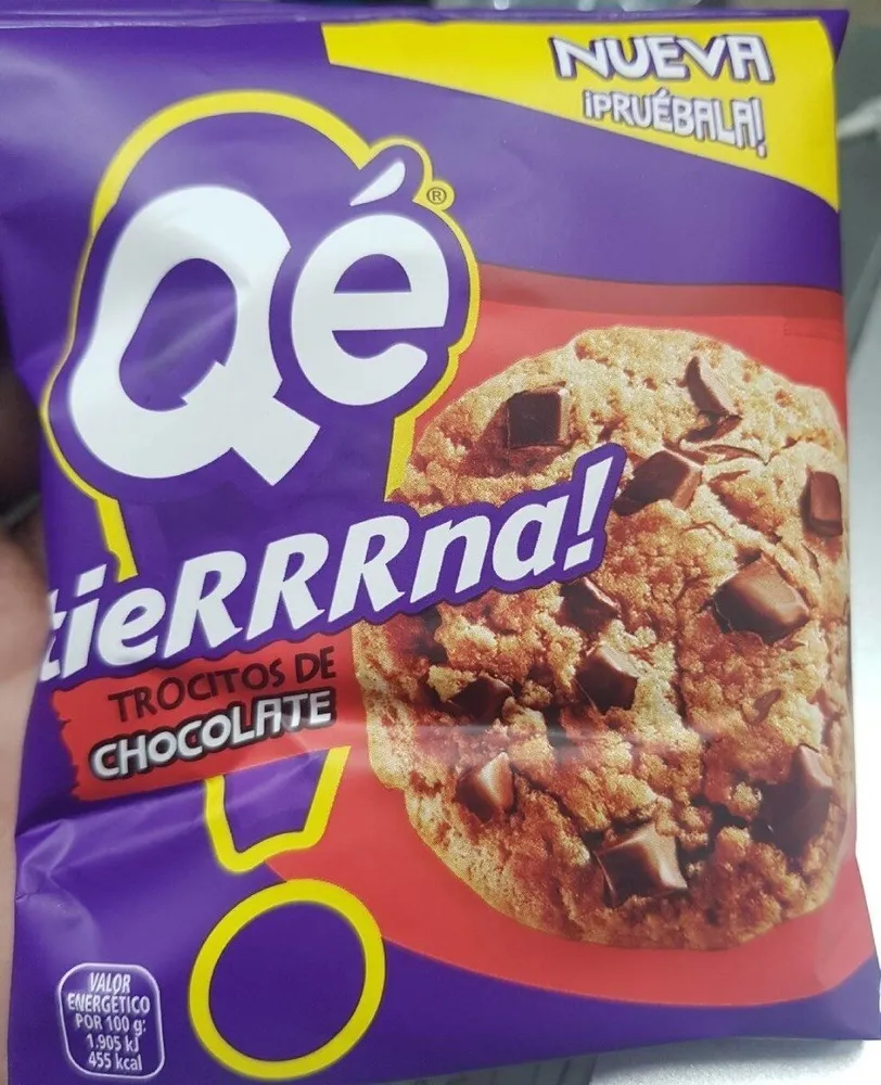 Qé trocitos de chocolate