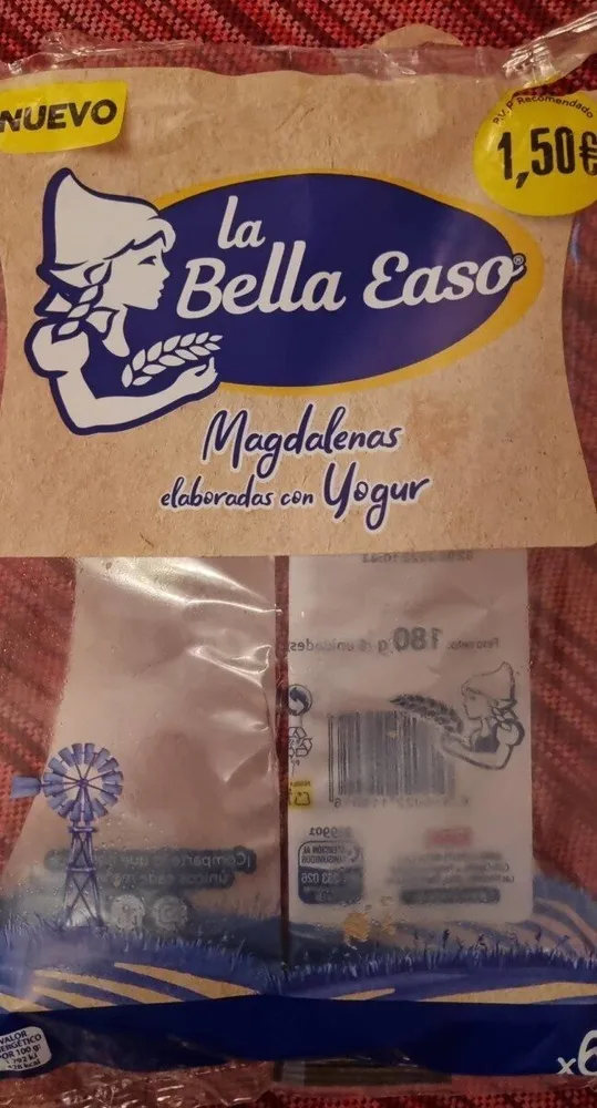 Magdalenas elaboradas con yogur