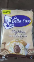 Magdalena con crema al cacao