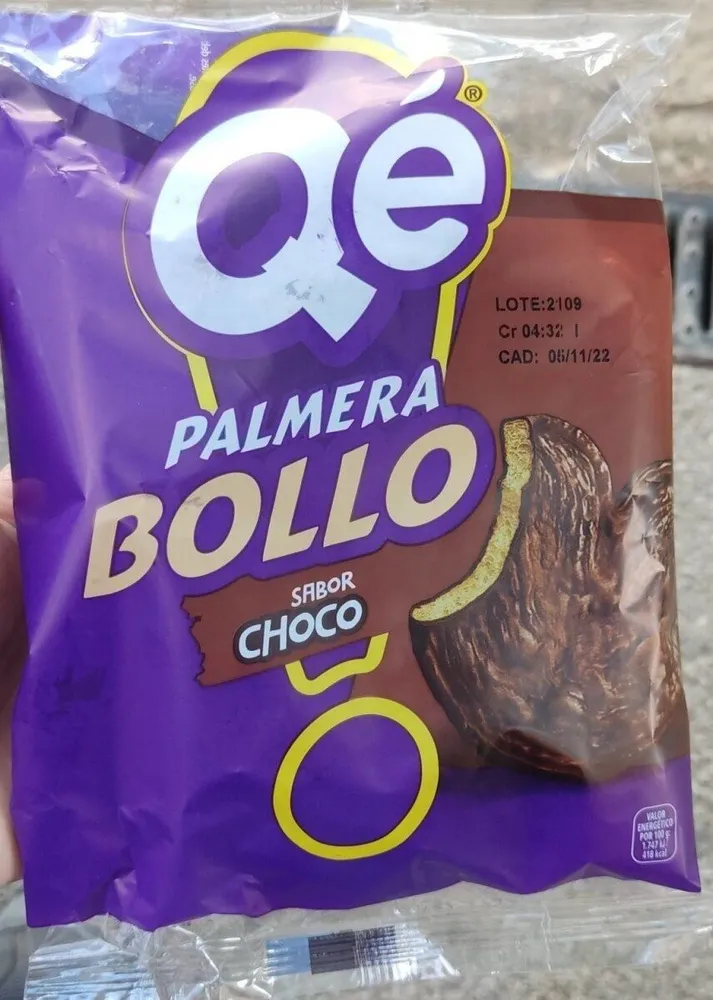 Palmera bollo sabor choco