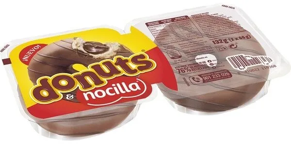 Donut nocilla avellanas