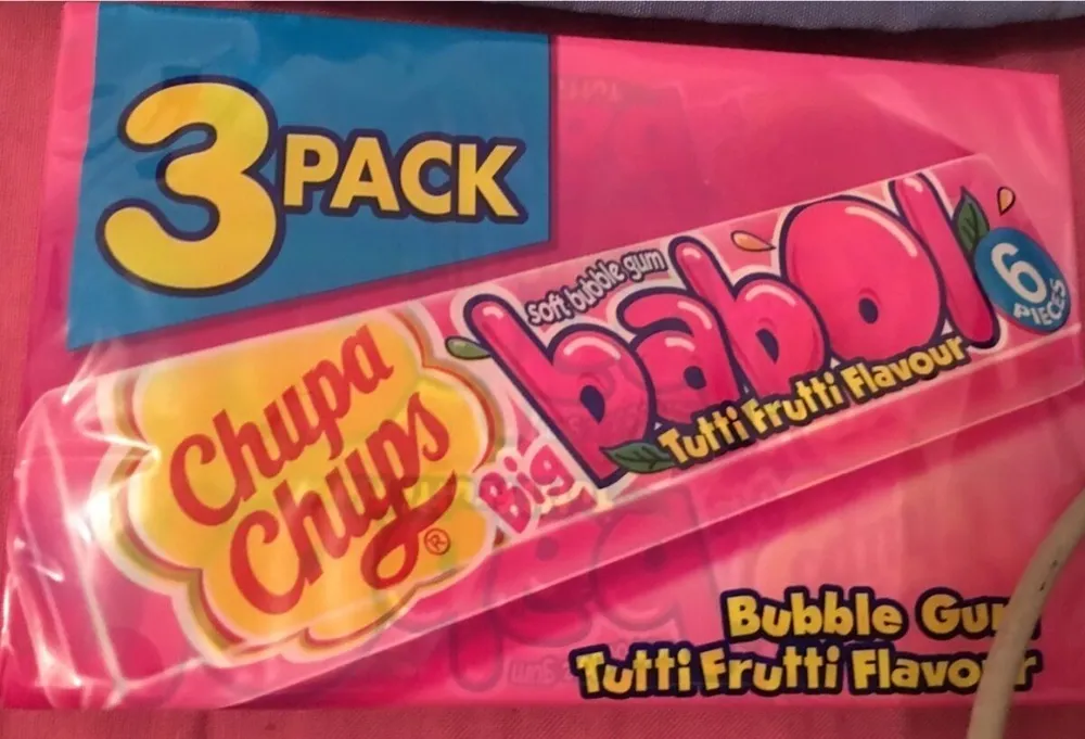 Chupa Chups Big Babol Tutti Frutti 3pack