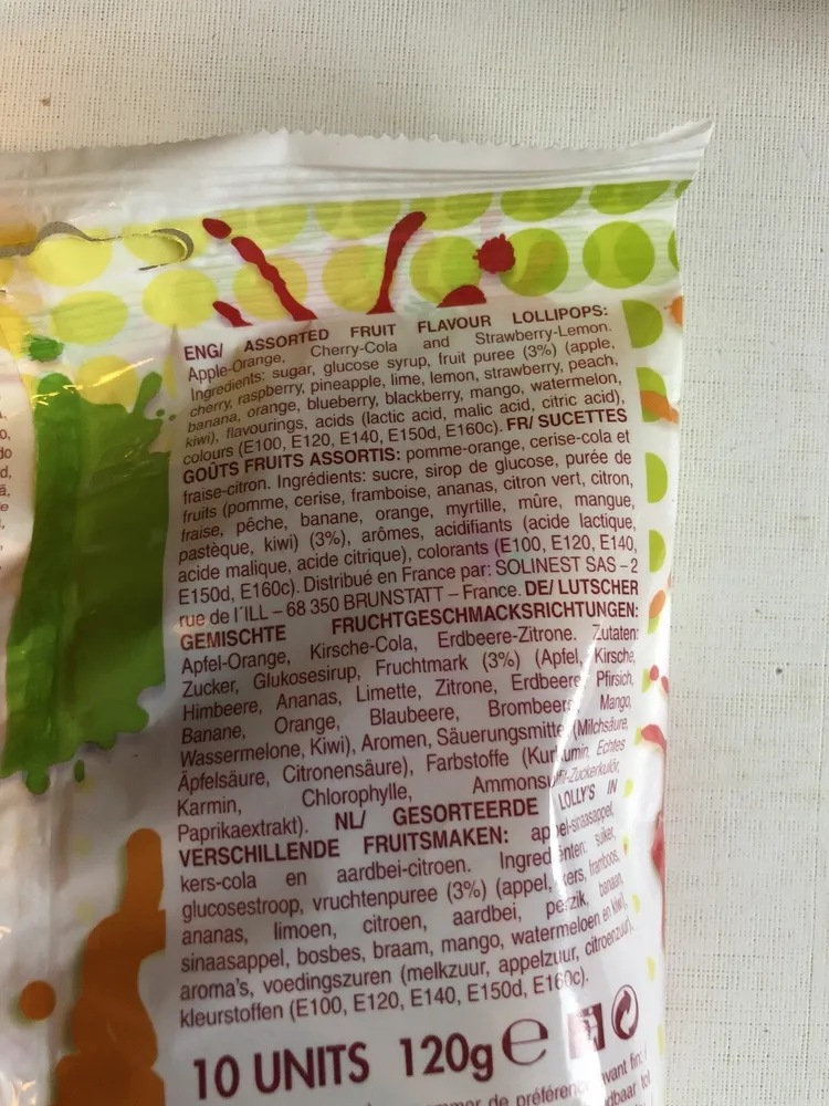 Chupa Chups Kolormania X10
