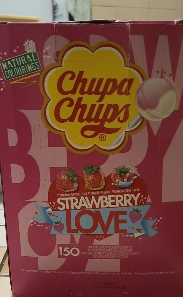 Chupa Chups Strawberry Love