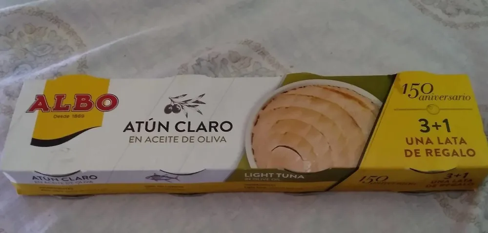 Atún claro en aceite de oliva