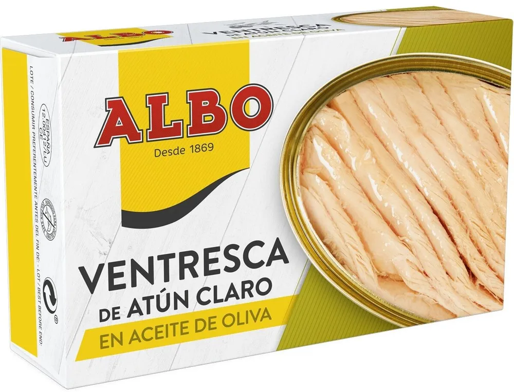 Ventresca de atún claro