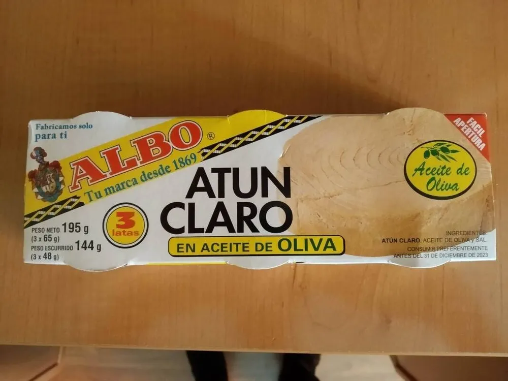 Atún claro en aceite de oliva