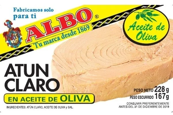 Atún claro en aceite de oliva