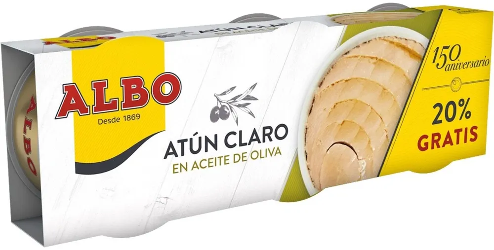 Atún claro en aceite de oliva