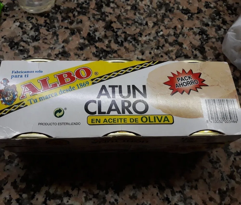 Atun claro en aceite de oliva