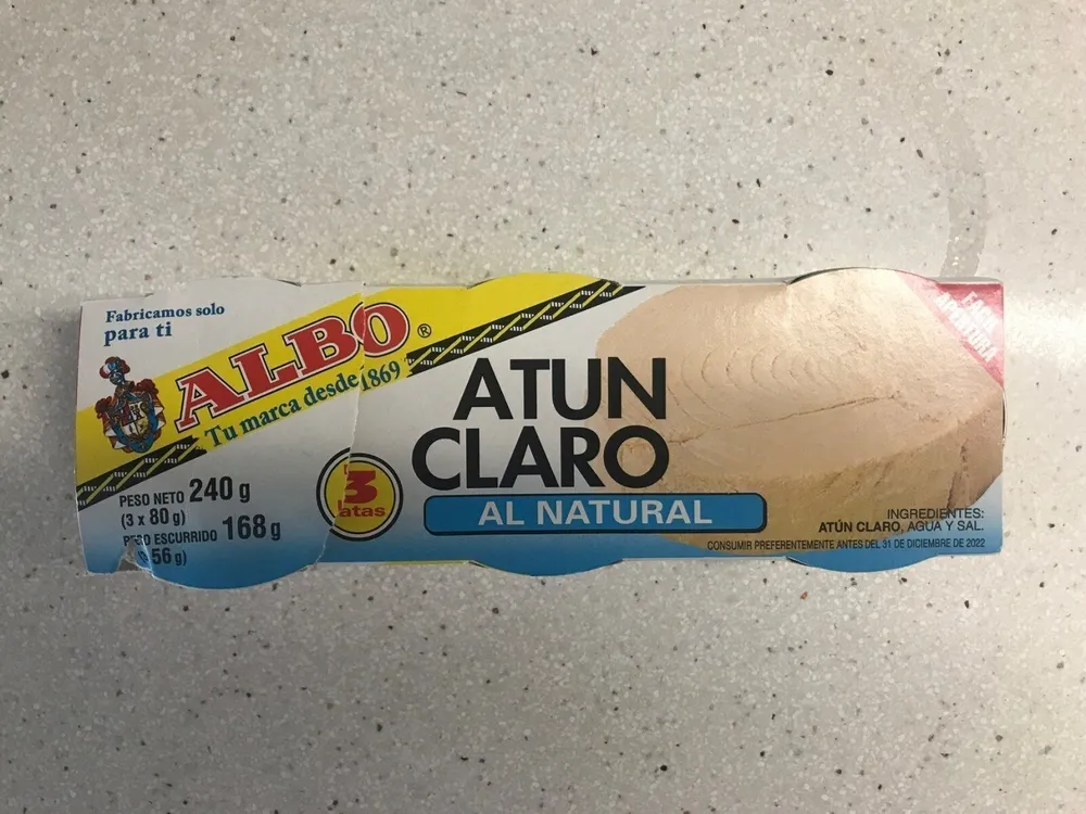 Atún claro al natural