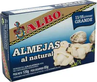 Almejas al natural
