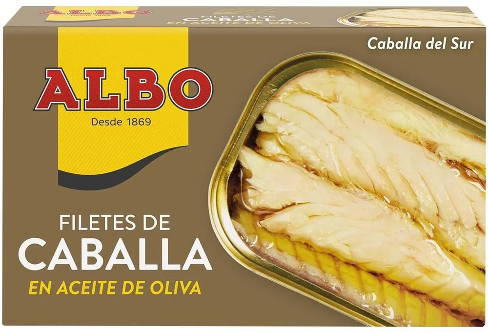 Filetes de caballa en aceite de oliva