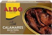 Calamares troceados su tinta