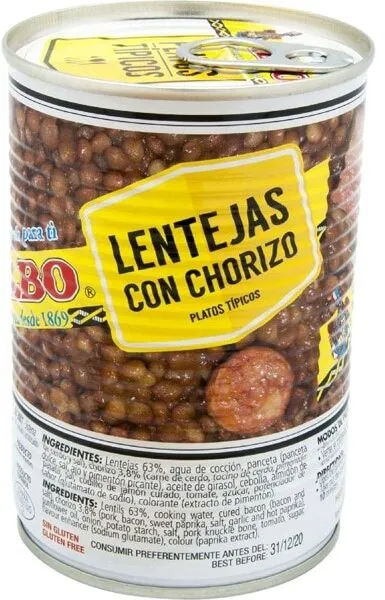 Lentejas con chorizo