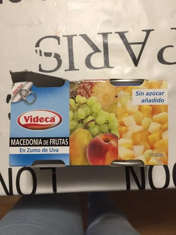 Macedonia de frutas
