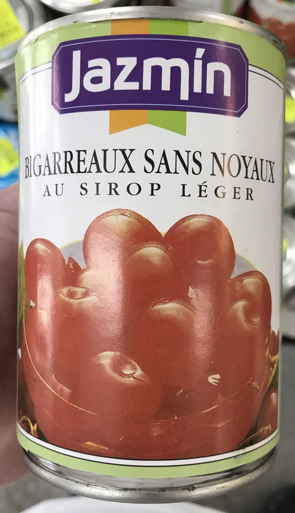 Bigarreaux sans noyaux au sirop léger