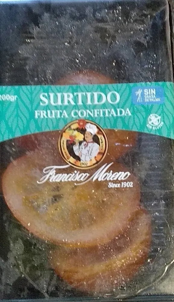 Fruta confitada