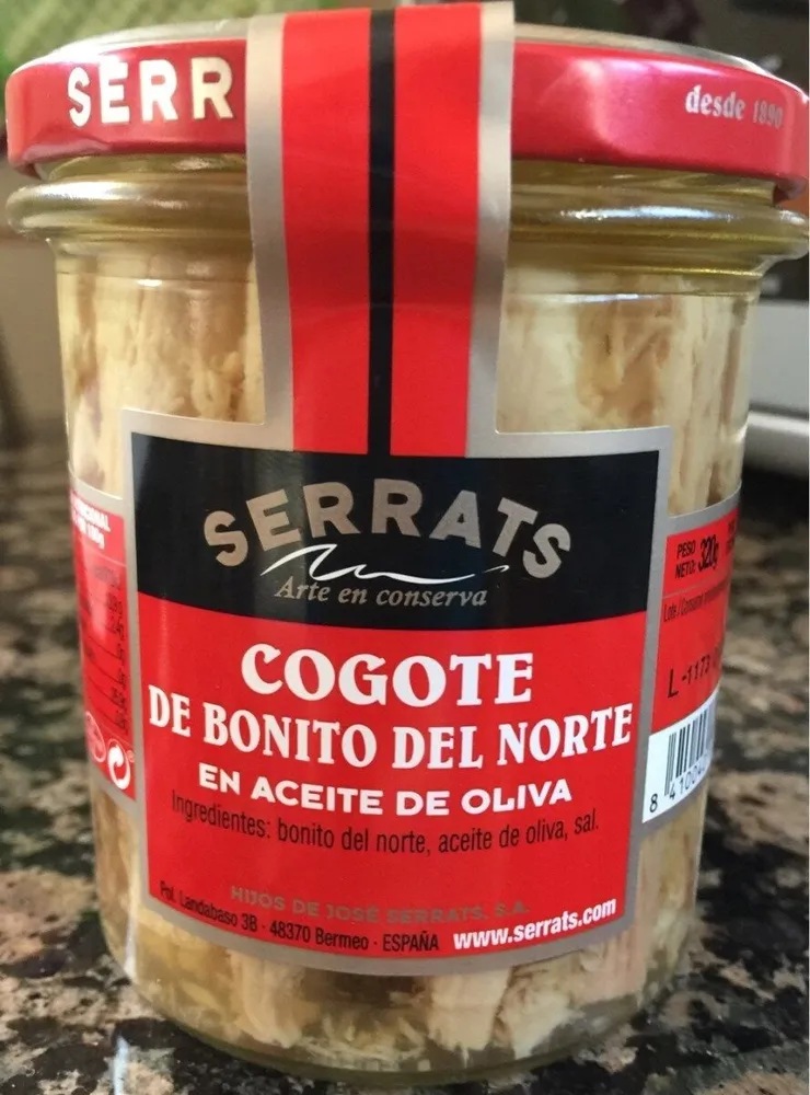 Cogote de bonito del norte