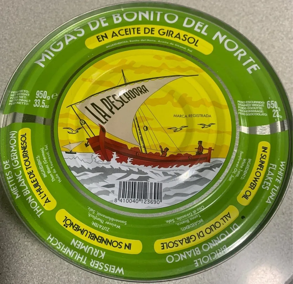 Migas de bonito del norte