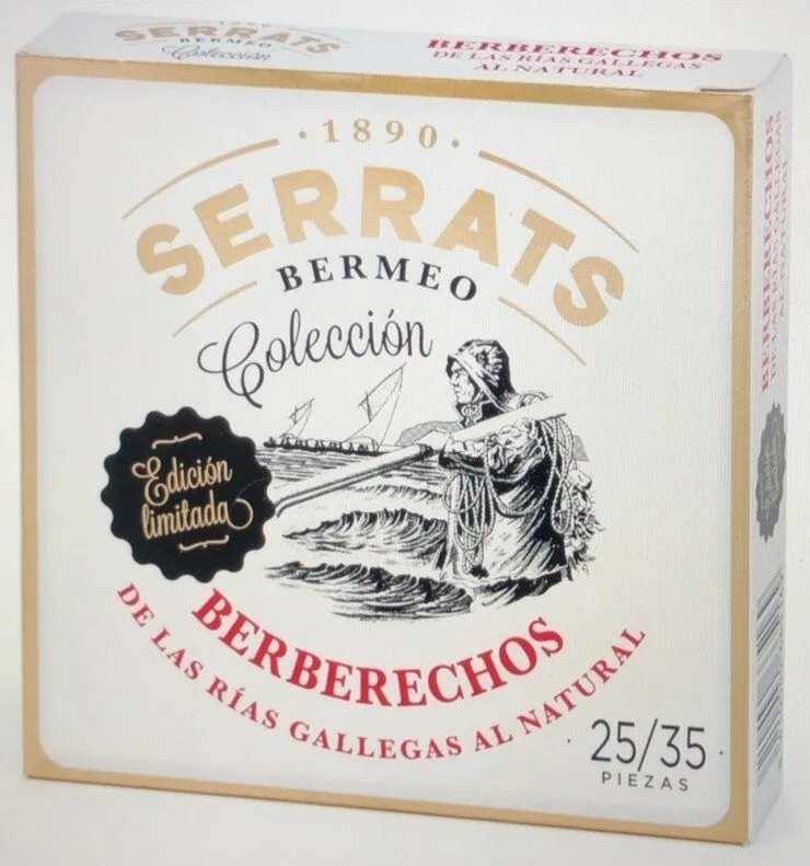 Berberechos de las Rías Gallegas al natural