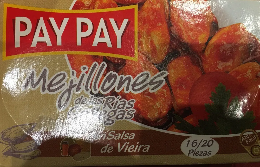 Mejillones en salsa de vieira