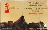 Calmars (Morceaux) à l'encre