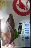 Chipirones enteros rellenos en tinta