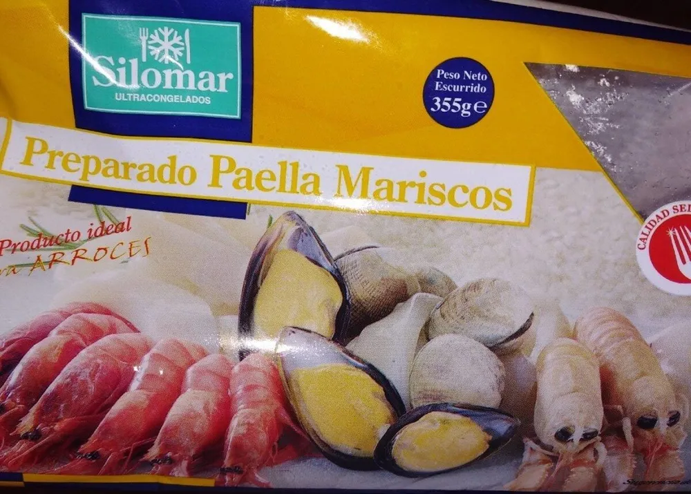 Preparado paella mariscos