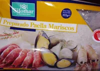 Preparado paella mariscos