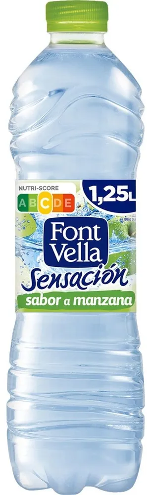 Sensación agua sabor manzana