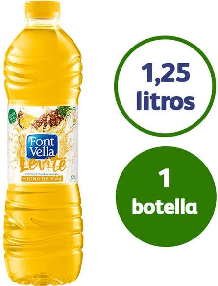 Font Vella Levité Piña 1,25L Agua Con Zumo
