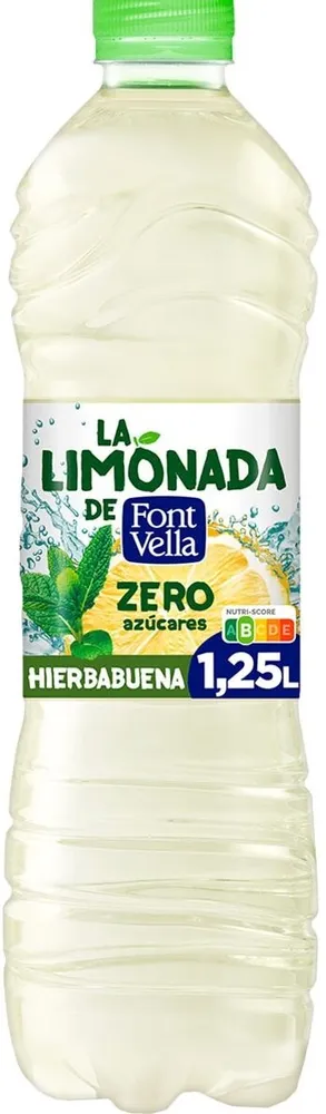 Limonada zero con hierbabuena