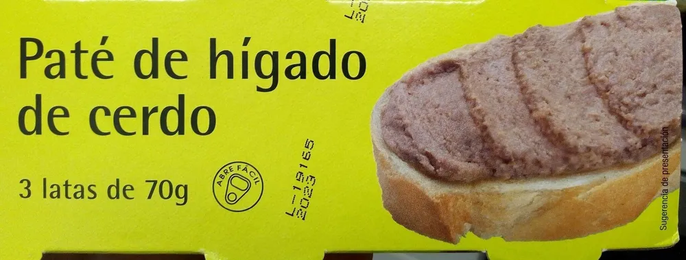 Paté de hígado de cerdo