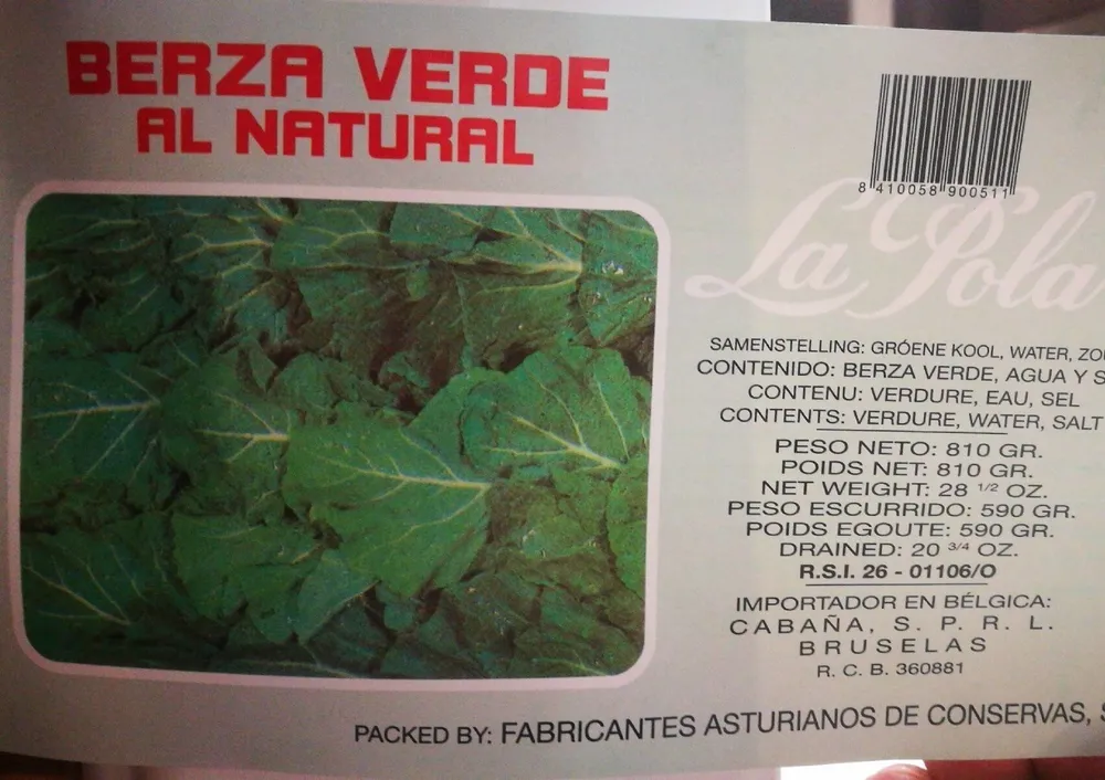 Berza verde al natural