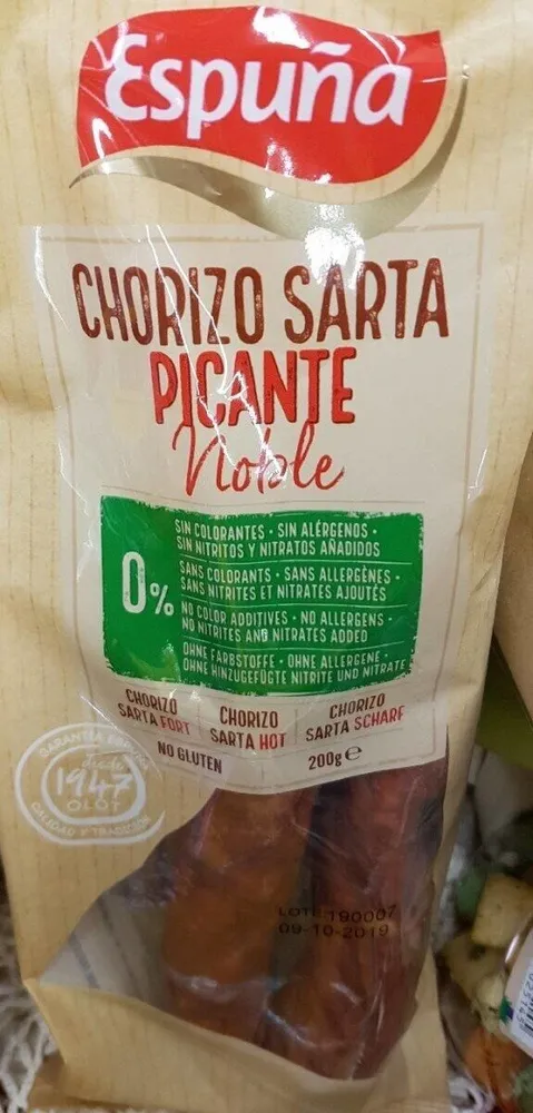 Chorizo sarta picante noble