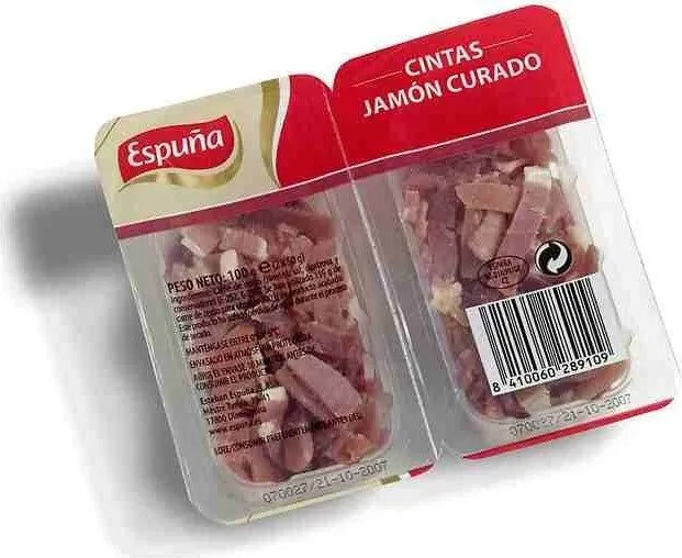 Jamon Espu¥a Cintas 100GR.