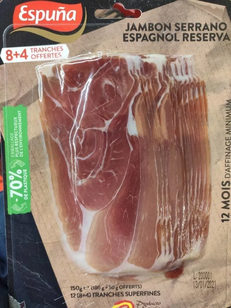 Jambon Serrano Espagnol Reserva
