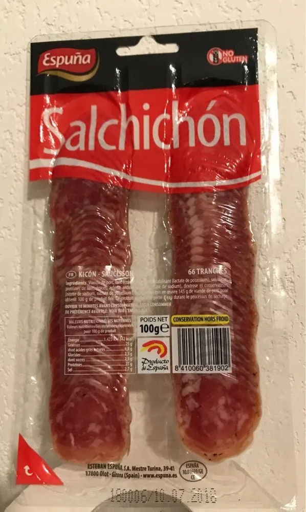 Saucisson - Salchichón 66 tranche