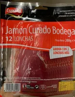Jamón curado bodega