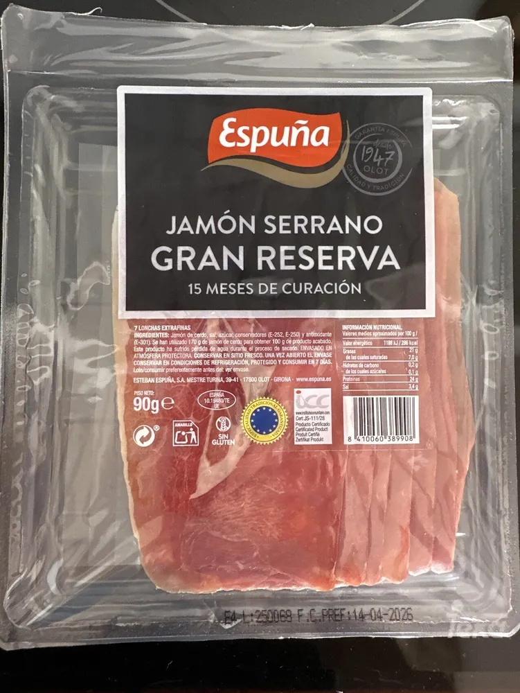 Jamon Serrano Gran Reserva