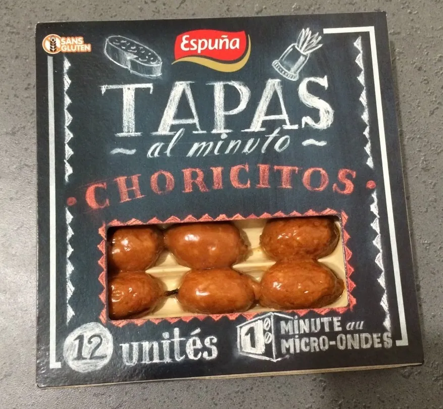Tapas al minuto Choricitos