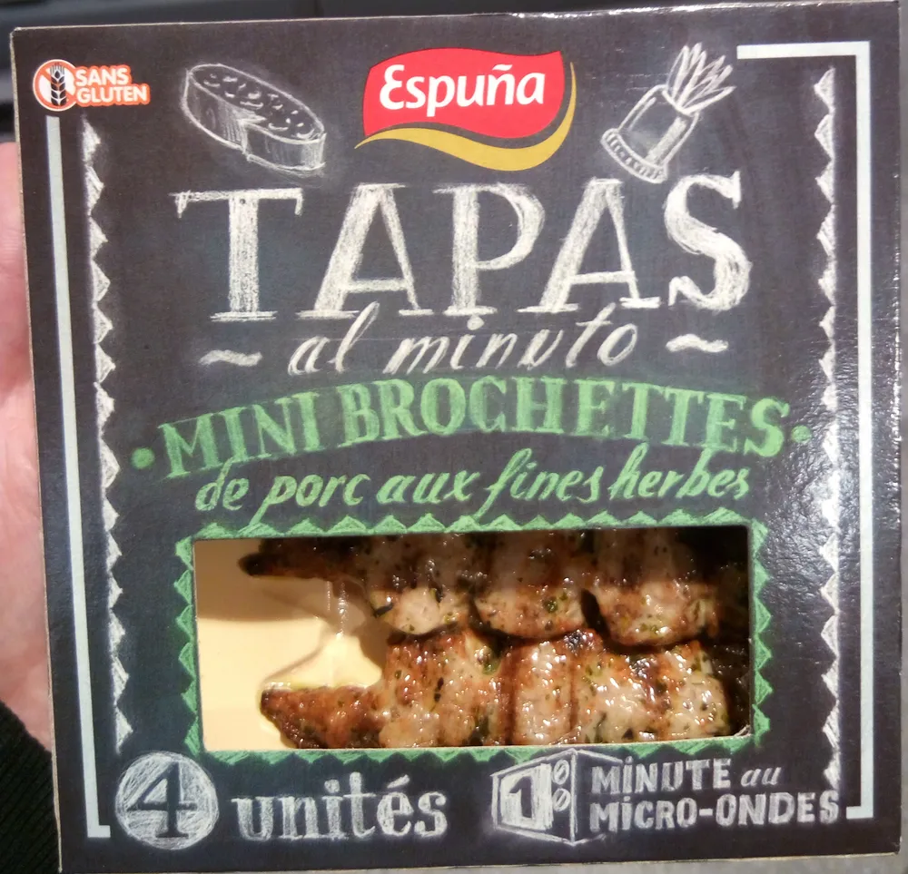 Tapas Al Minuto - Mini Brochettes de Porc aux Fines Herbes