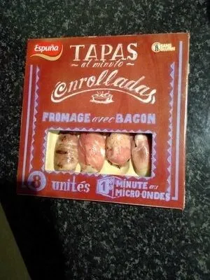 Tapas enrolladas fromage avec bacon
